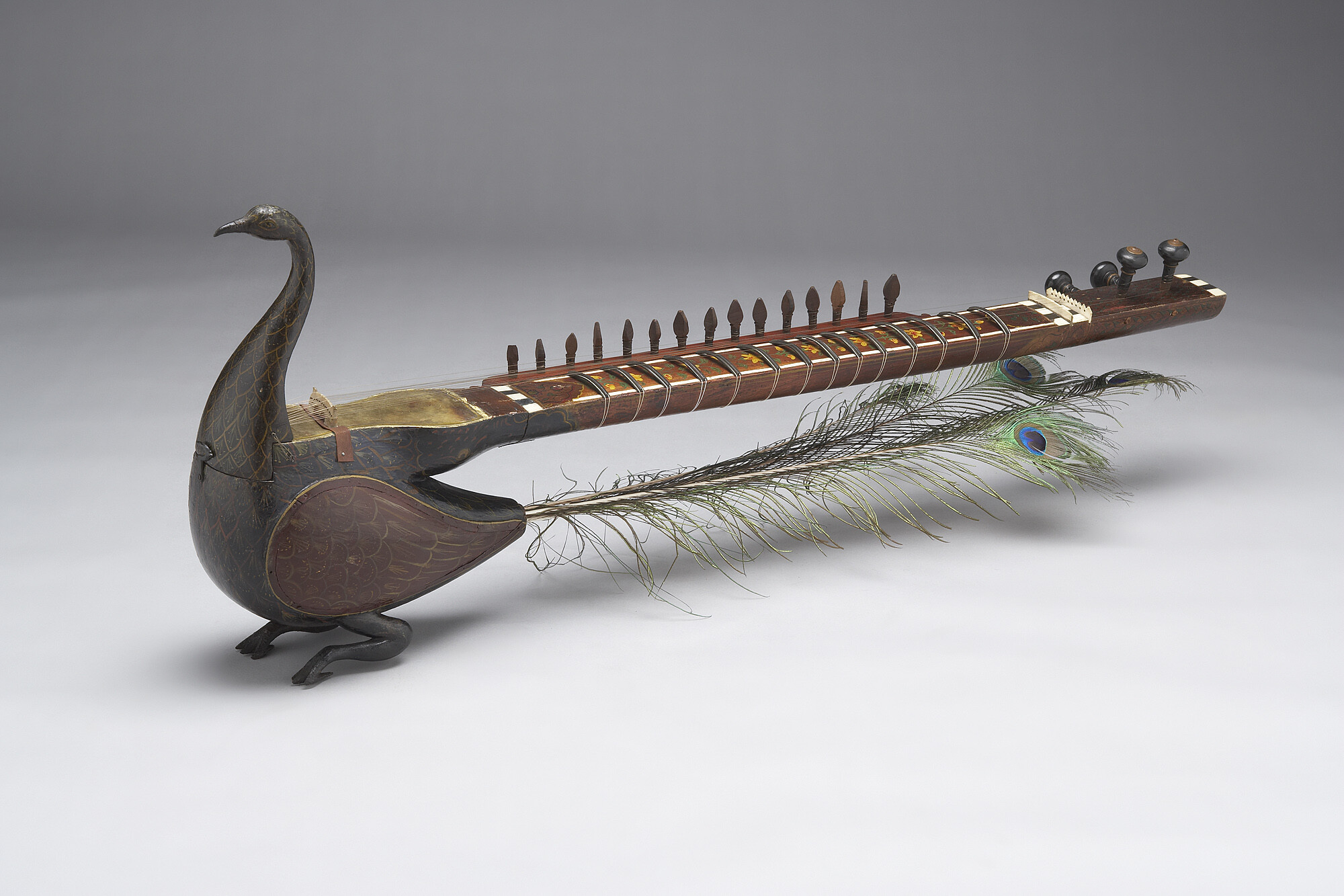 Mayuri vina, By Unknown, late 19th century, Chordophone, Photo credit: Alex Contreras