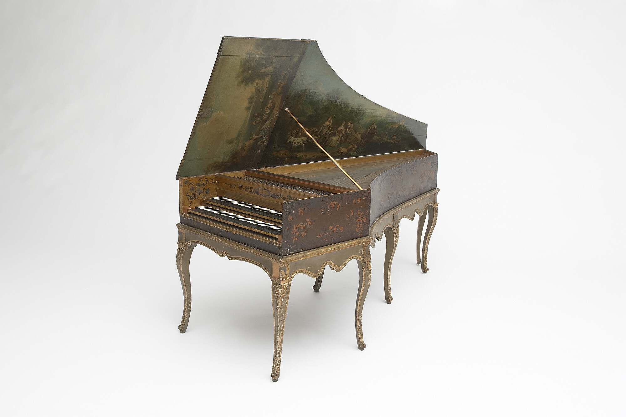 Harpsichord, By François Etienne Blanchet the Elder, ca. 1740, Chordophone, Photo credit: Alex Contreras