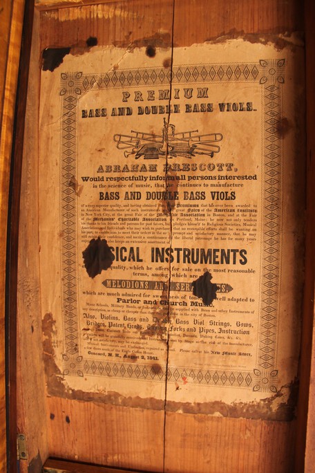 Lap organ, By Abraham Prescott, between 1833 and 1845, Aerophone,