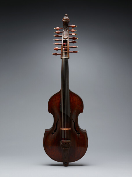 Viola d'amore, By Johann Georg Hellmer, ca. 1745, Chordophone, Photo credit: Christopher Gardner