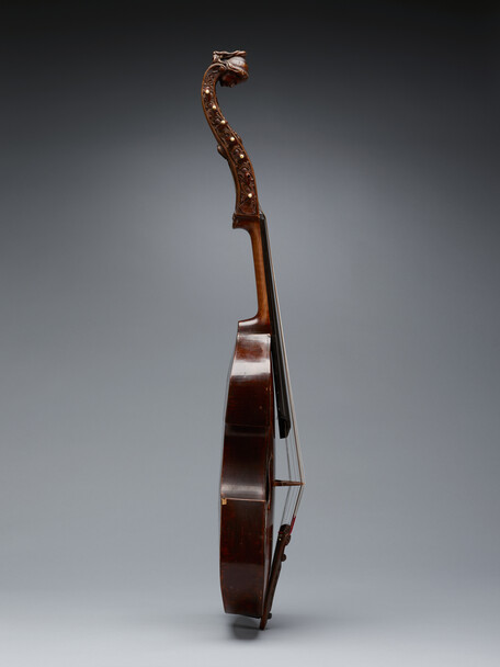Viola d'amore, By Johann Georg Hellmer, ca. 1745, Chordophone, Photo credit: Christopher Gardner