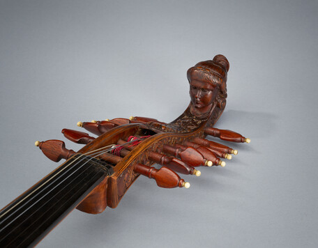 Viola d'amore, By Johann Georg Hellmer, ca. 1745, Chordophone, Photo credit: Christopher Gardner